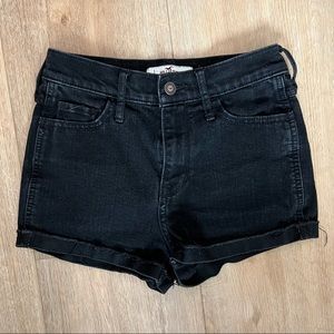 Hollister Black Jean Shorts